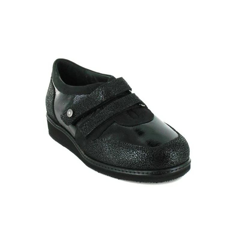 PODOLINE Chaussures à Velcro Confortables Femme Falcade 2 PODOLINE Chaussures à Velcro Confortables Femme Falcade – Image 2